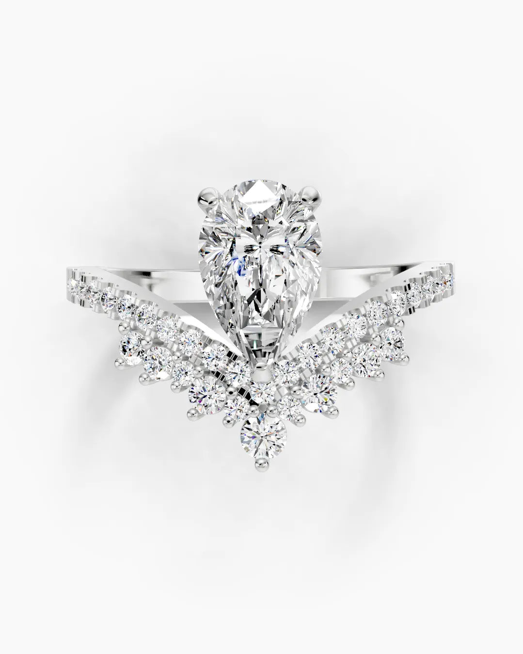 Majestic Pear Women Ring