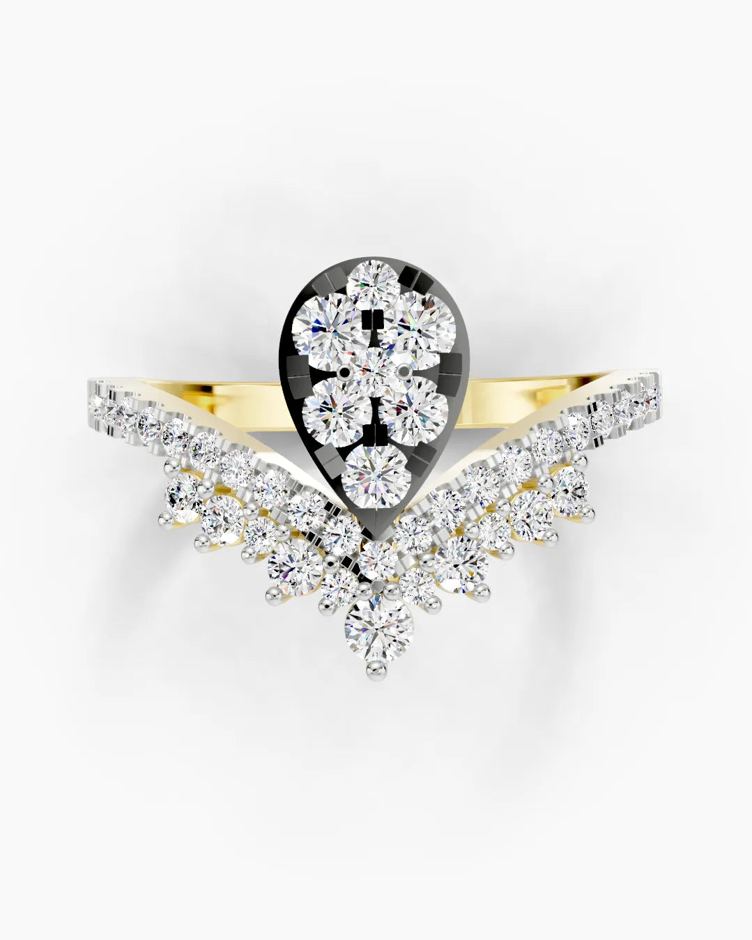 Jewel Crown Women Ring