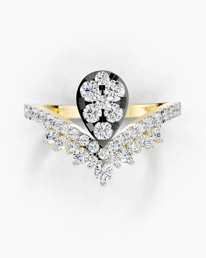 Jewel Crown Women Ring