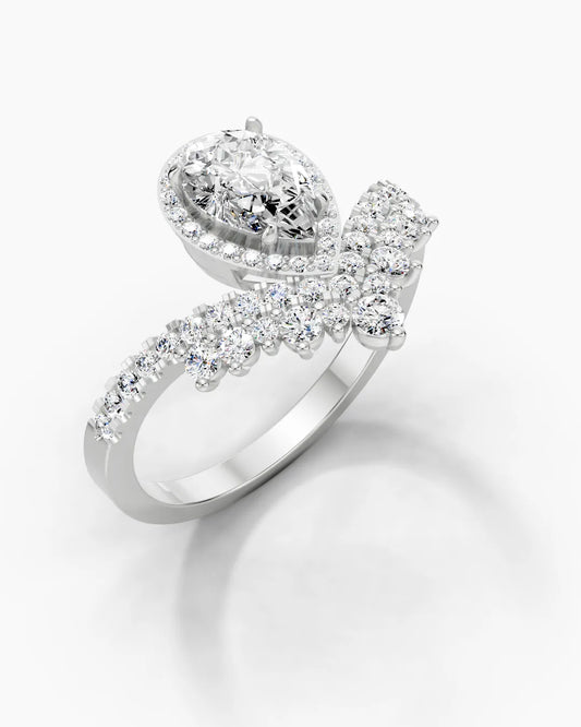 Royal Teardrop Women Ring