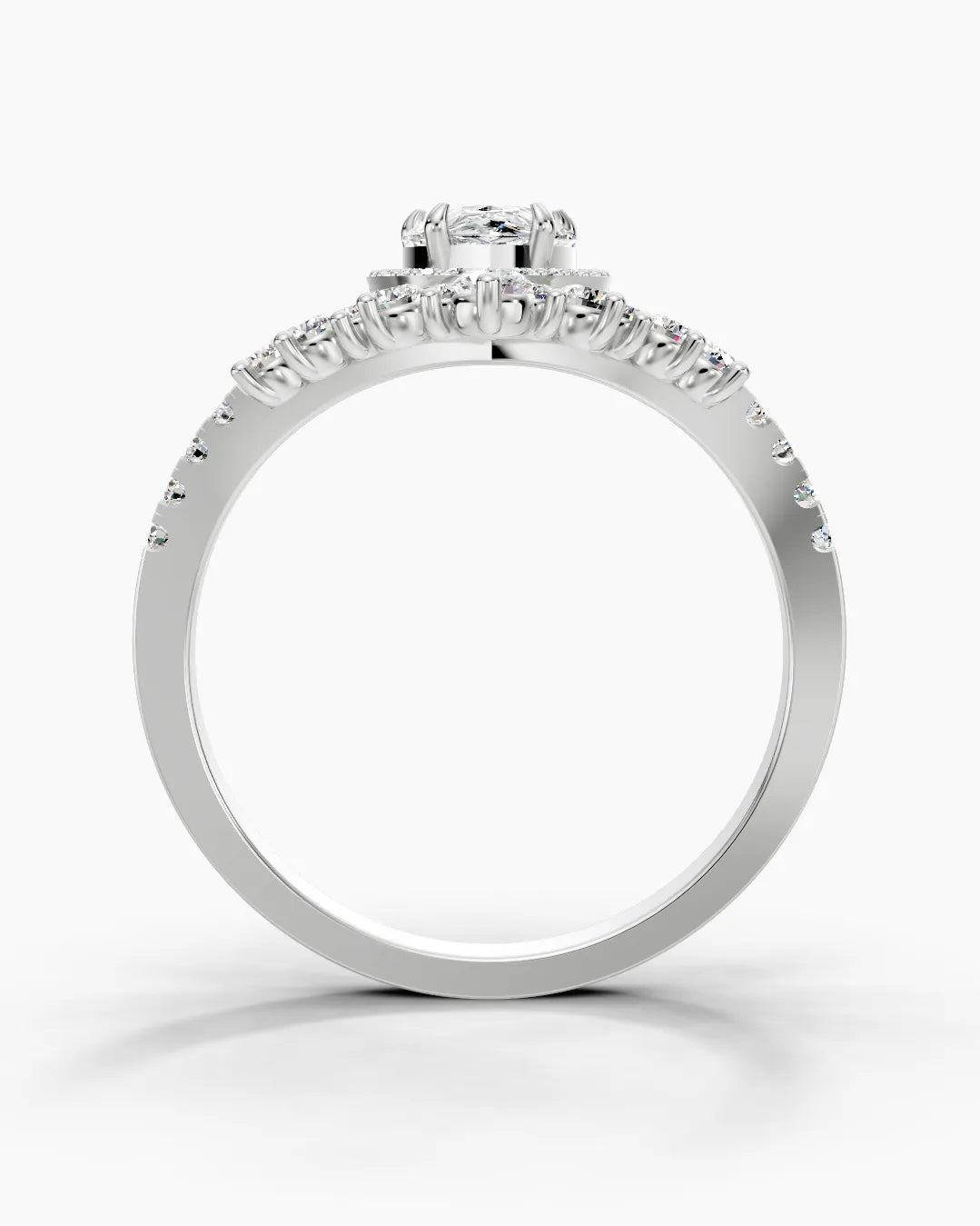 Royal Teardrop Women Ring