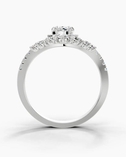 Royal Teardrop Women Ring