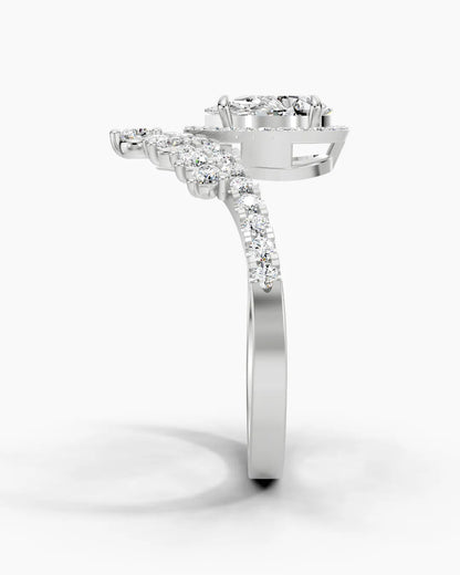 Royal Teardrop Women Ring