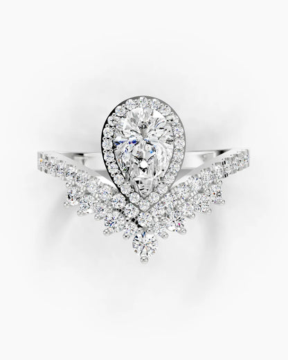Royal Teardrop Women Ring
