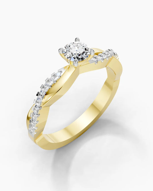 Elegant Twist Women Ring