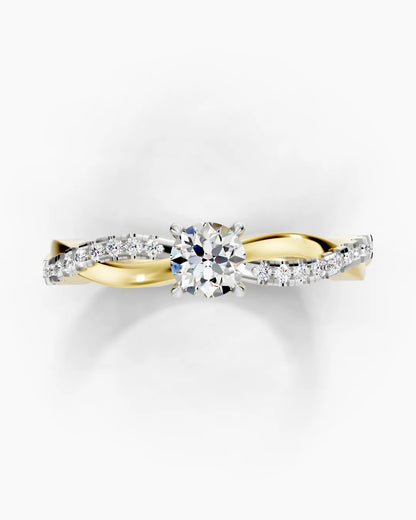 Elegant Twist Women Ring