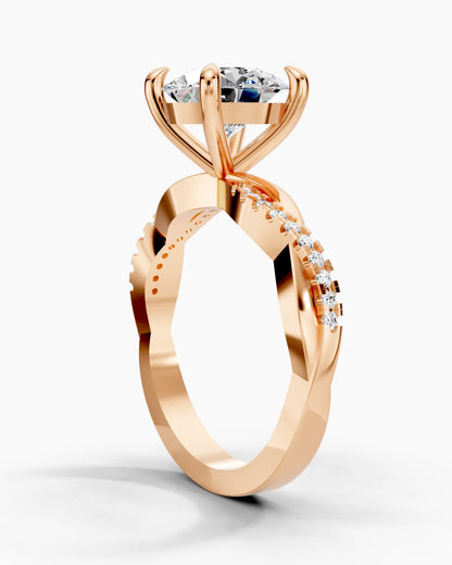 Twist Crown Women Ring