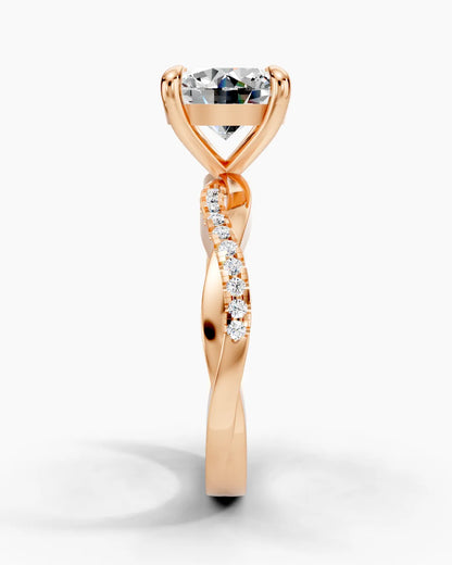 Twist Crown Women Ring