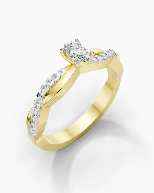 Serene Oval Women Ring