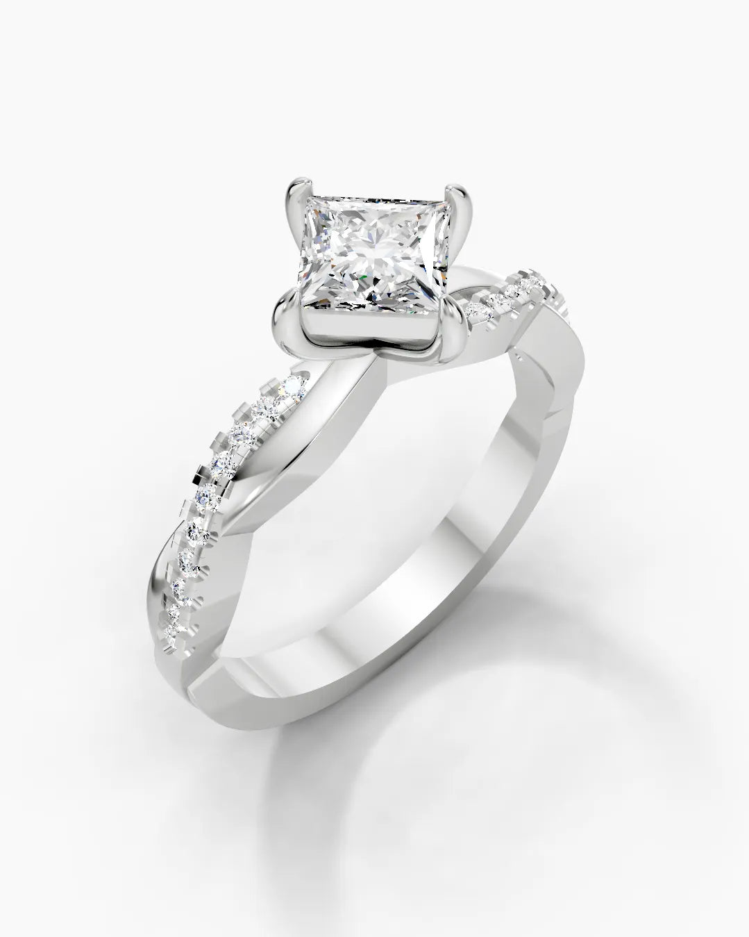 Square Radiant Women Ring