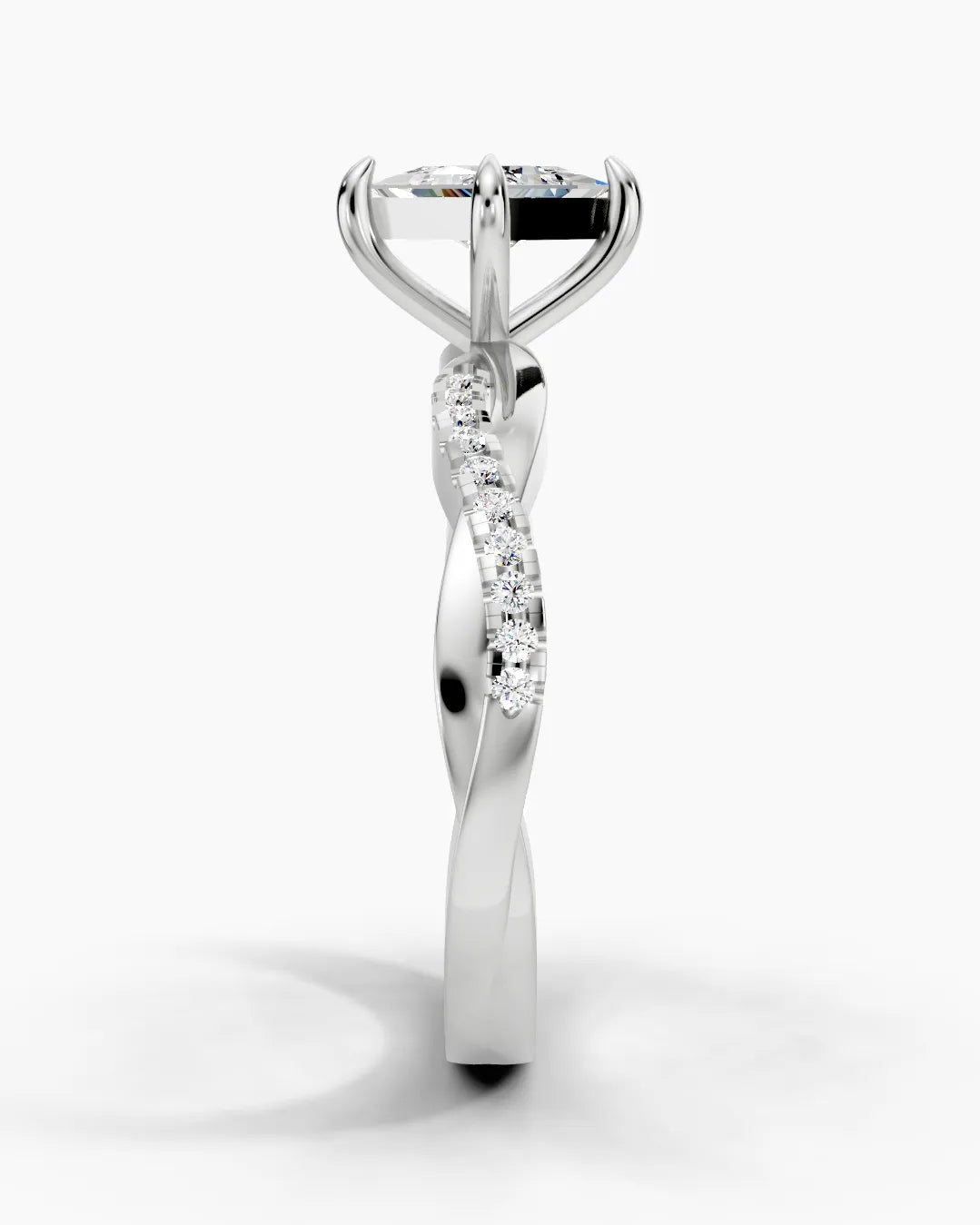 Square Radiant Women Ring