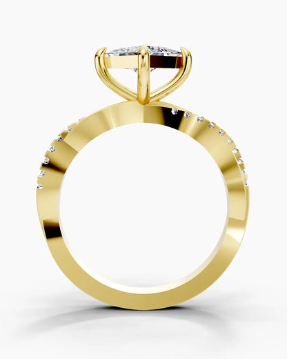 Princess Cut Women Ring