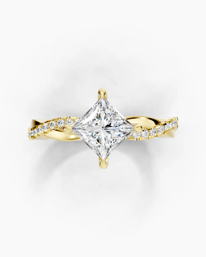 Princess Cut Women Ring