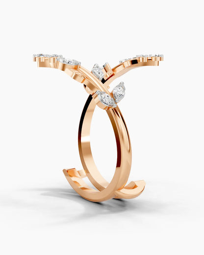 Twinleaf Women Ring