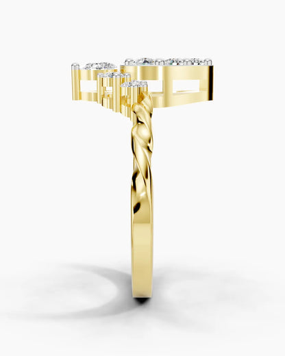 Starlit Pear Women Ring