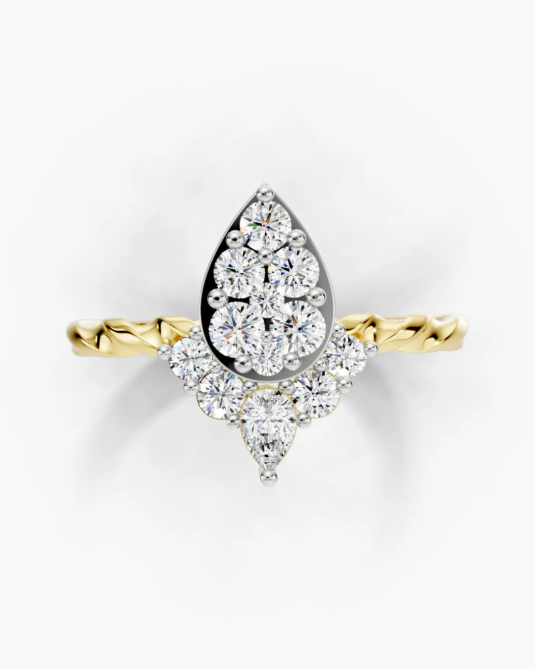 Starlit Pear Women Ring