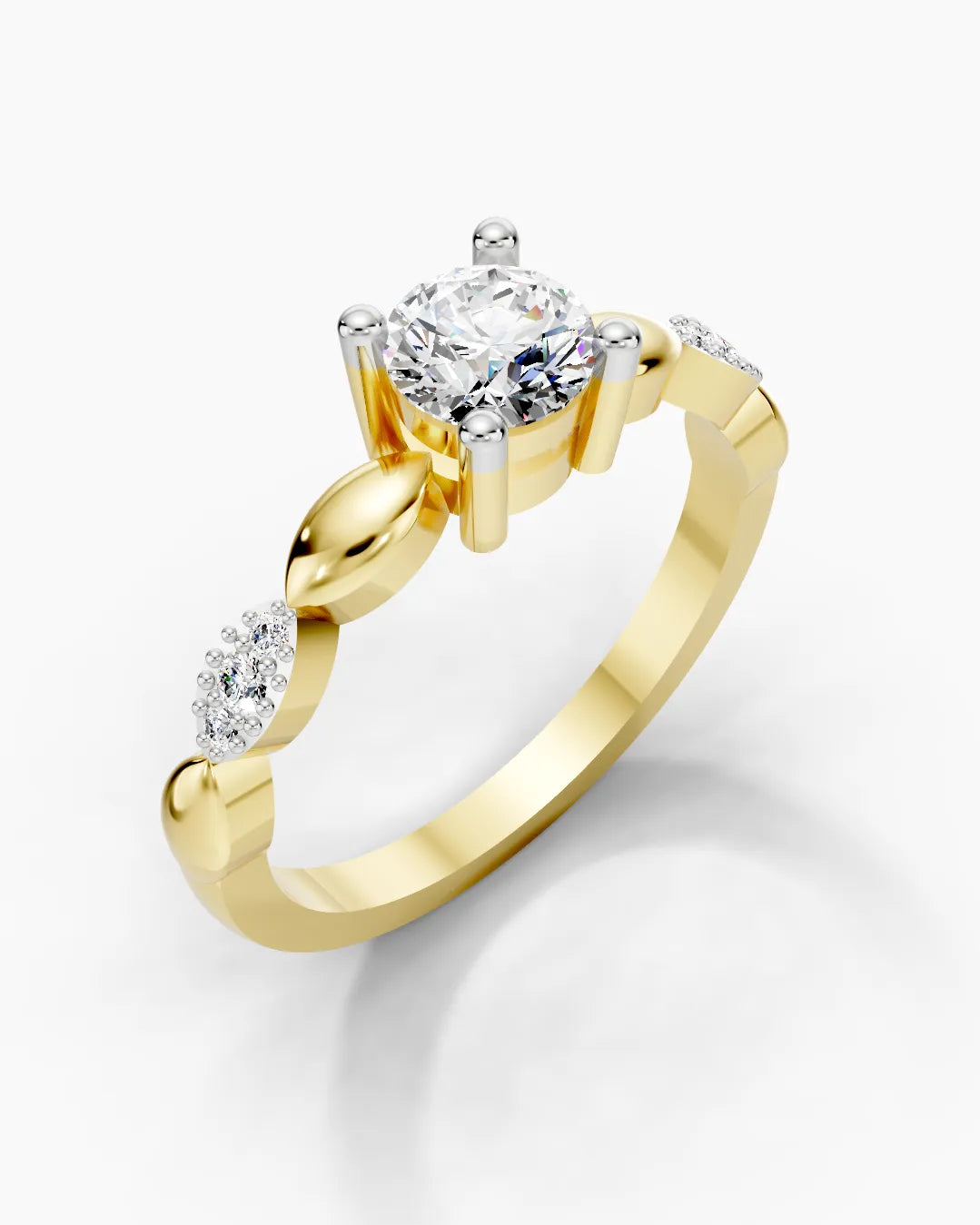 Center Beam Women Ring