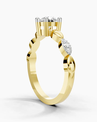 Center Beam Women Ring