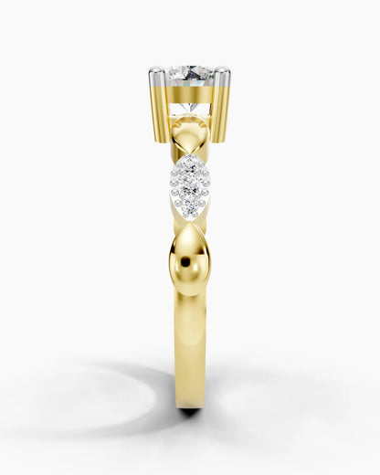 Center Beam Women Ring