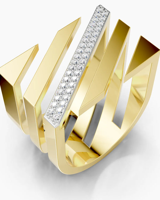 Slant Aura Women Ring