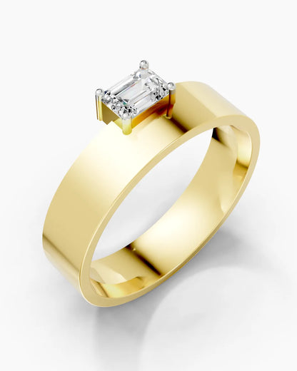 Emerald Spark Men Ring