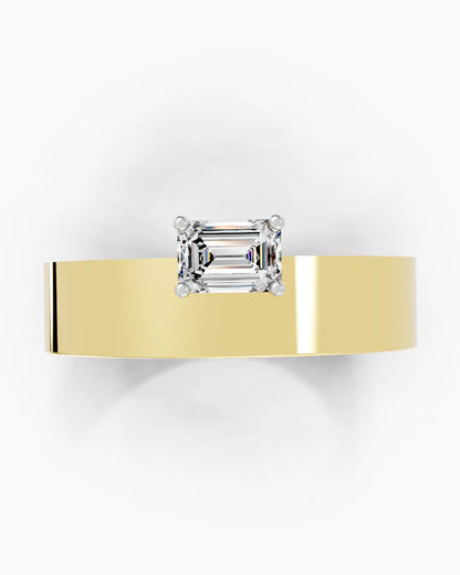 Emerald Spark Men Ring