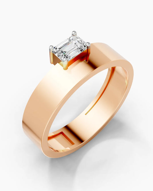 Emerald Glow Men Ring
