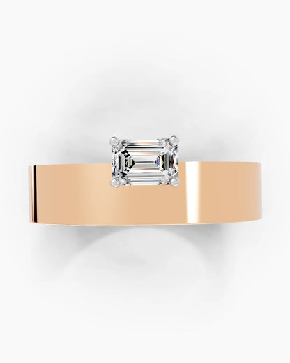 Emerald Glow Men Ring