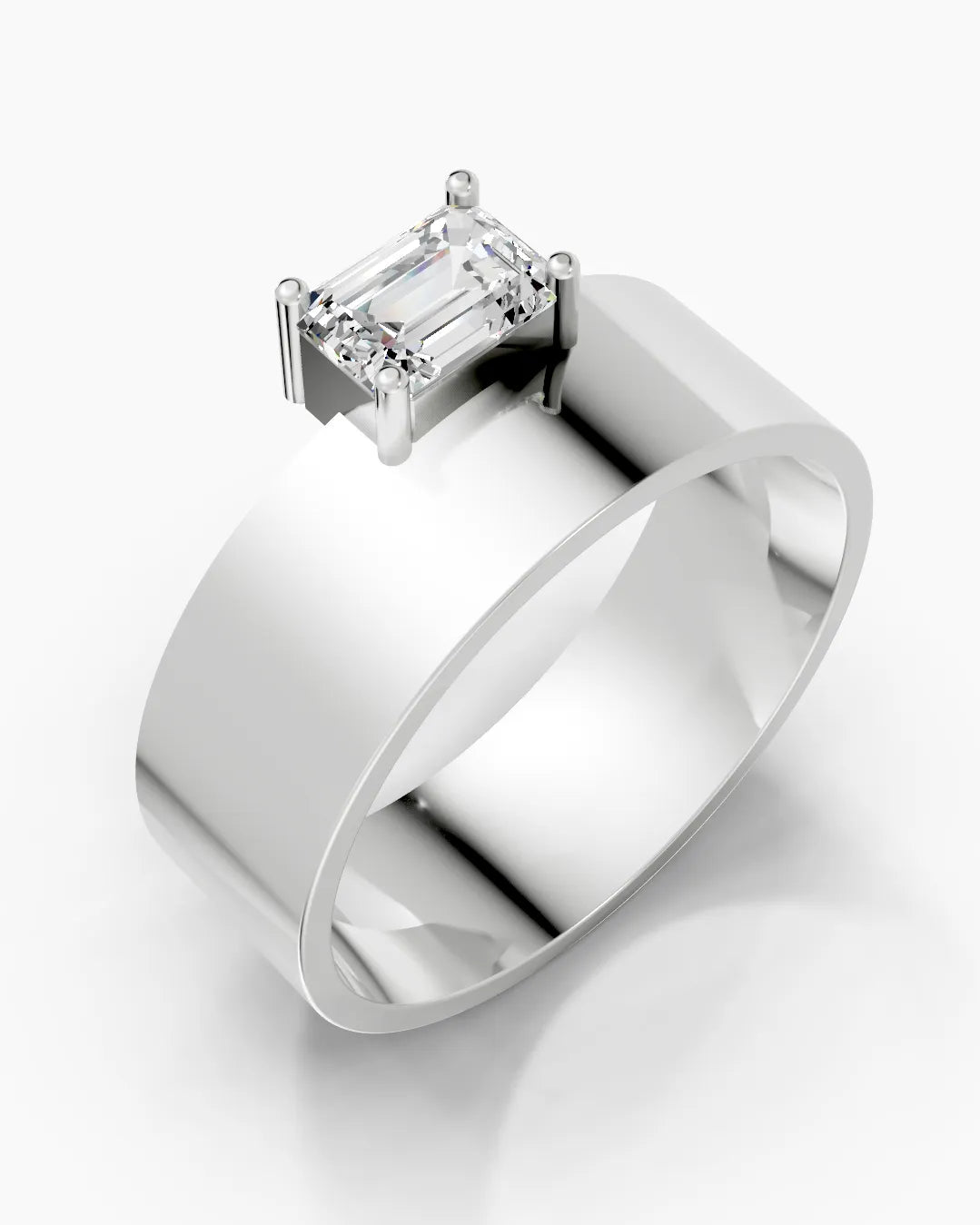 Emerald Radiance Men Ring