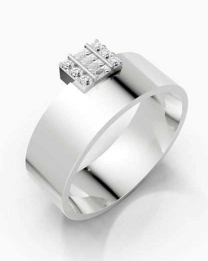 Baguette Gleam Men Ring