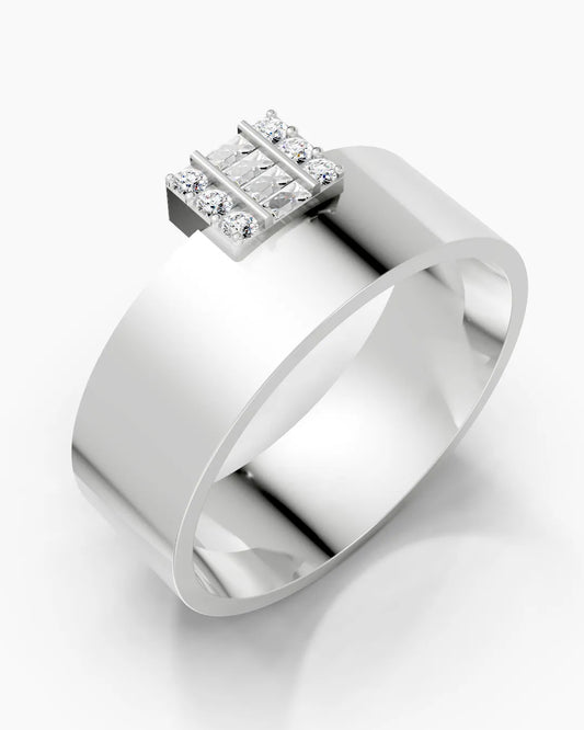 Baguette Gleam Men Ring