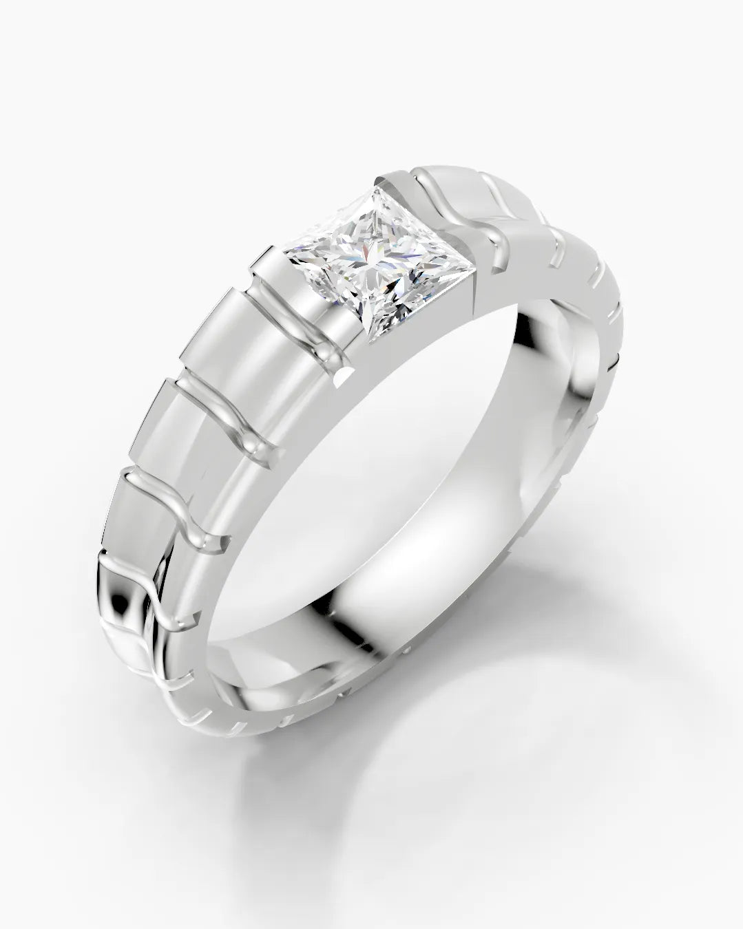 Starlit Ridge Men Ring