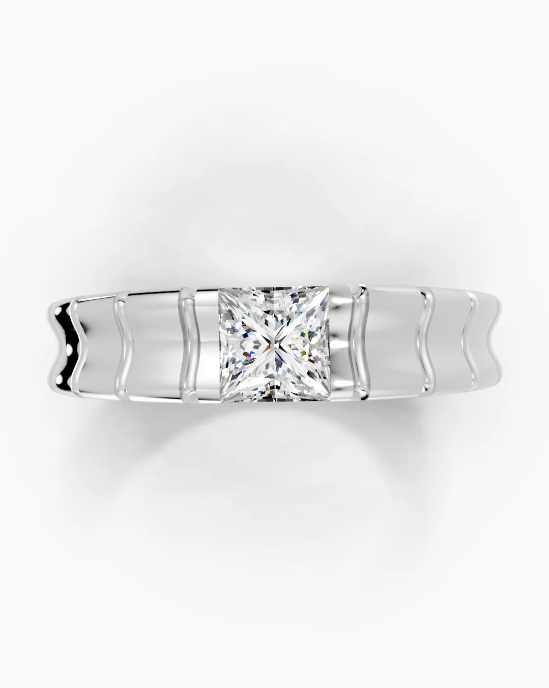 Starlit Ridge Men Ring
