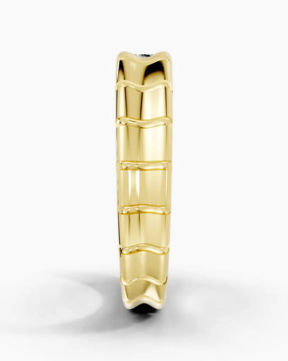 Crystal Pillar Men Ring