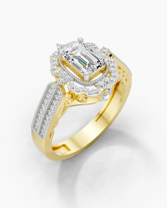 Emerald Beam Women Ring