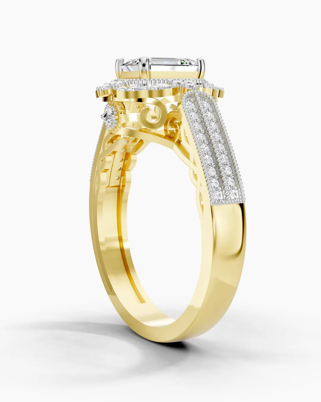 Emerald Beam Women Ring