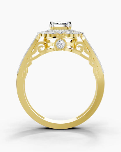 Emerald Beam Women Ring