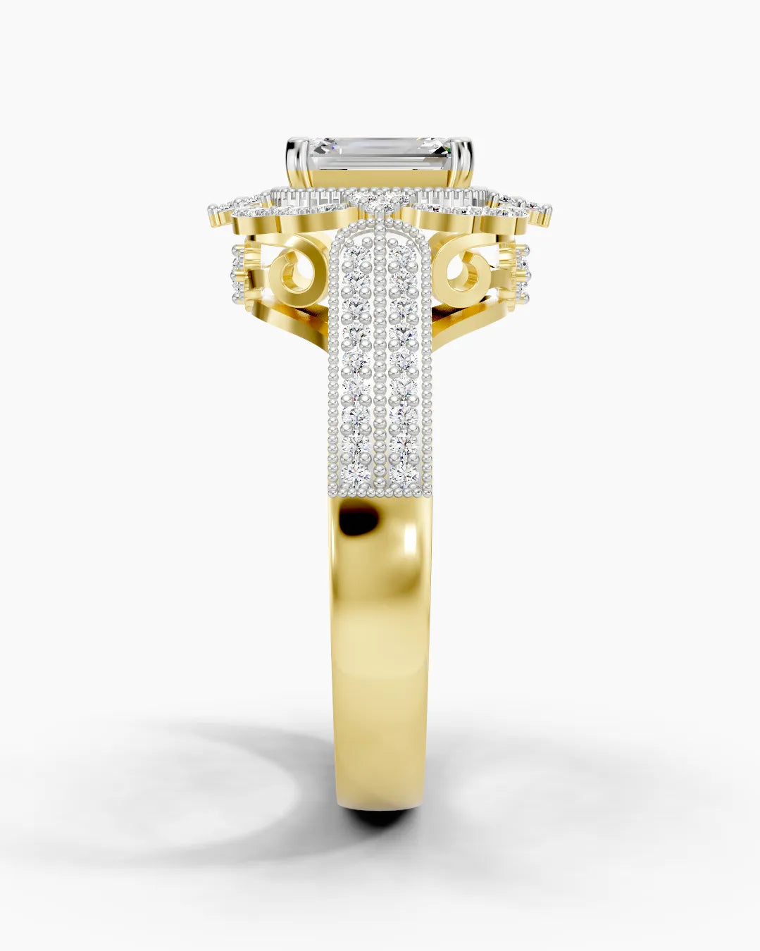 Emerald Beam Women Ring