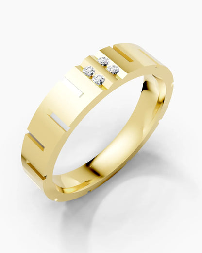 Quad Gleam Men Ring