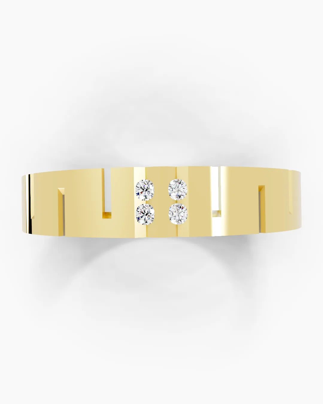 Quad Gleam Men Ring