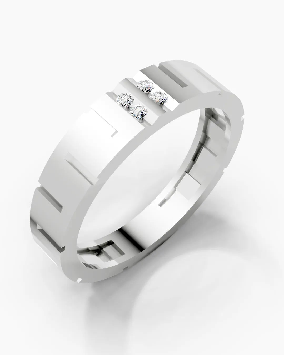 Lunar Quad Men Ring