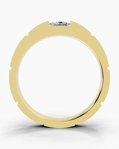 Crystal Solo Men Ring