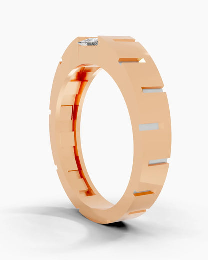 Silver Gleam Men Ring
