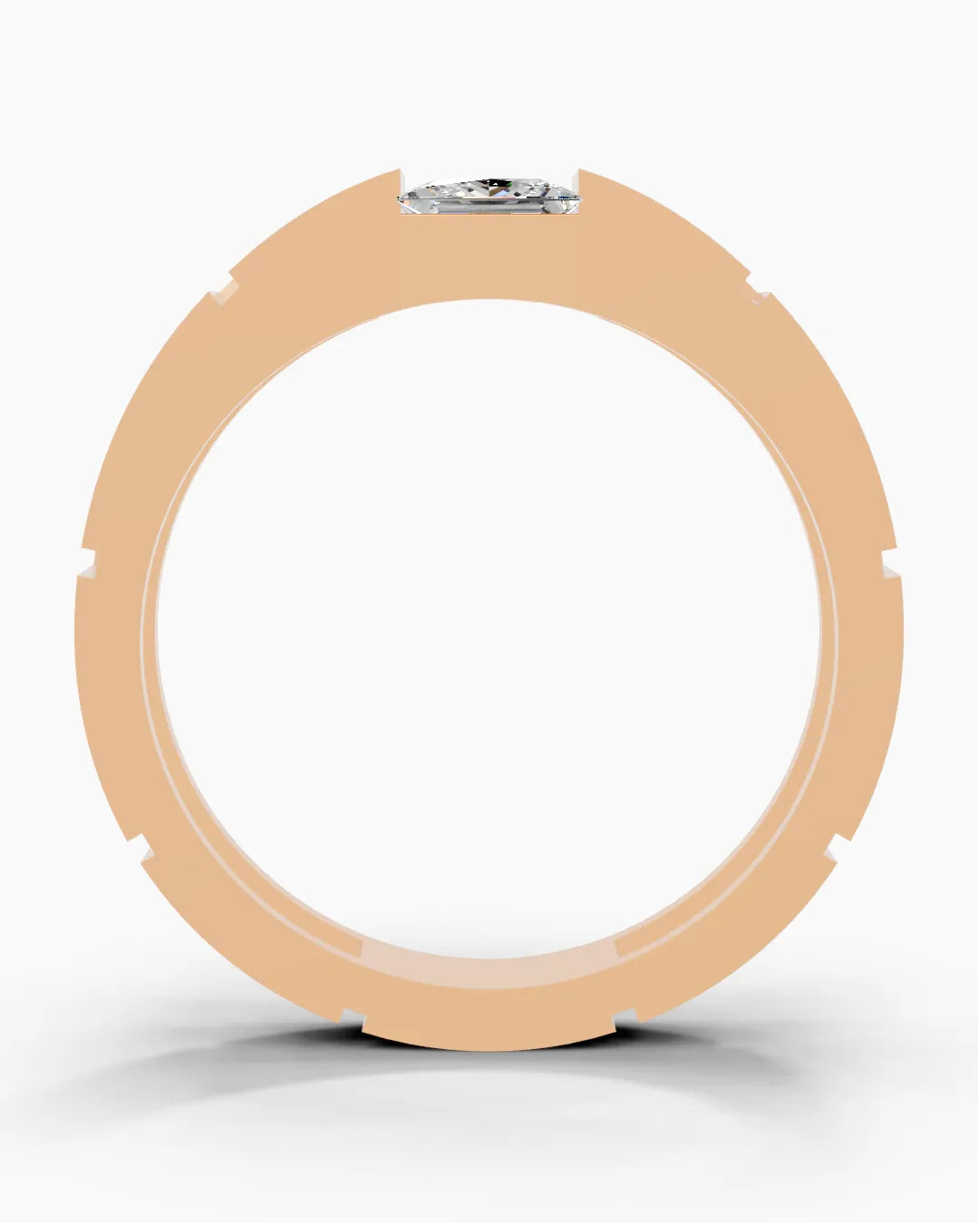 Silver Gleam Men Ring