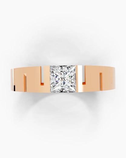 Silver Gleam Men Ring