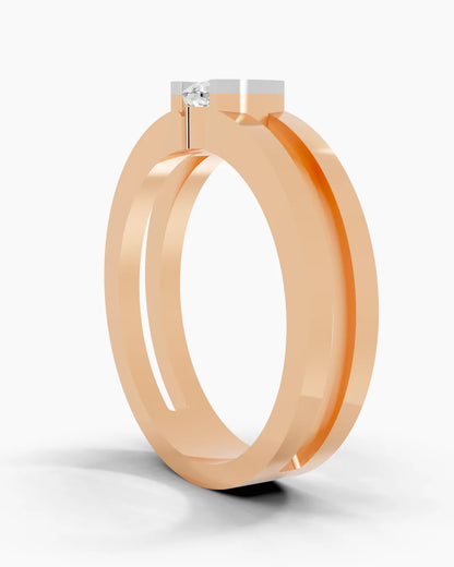 Cushion Horizon Men Ring