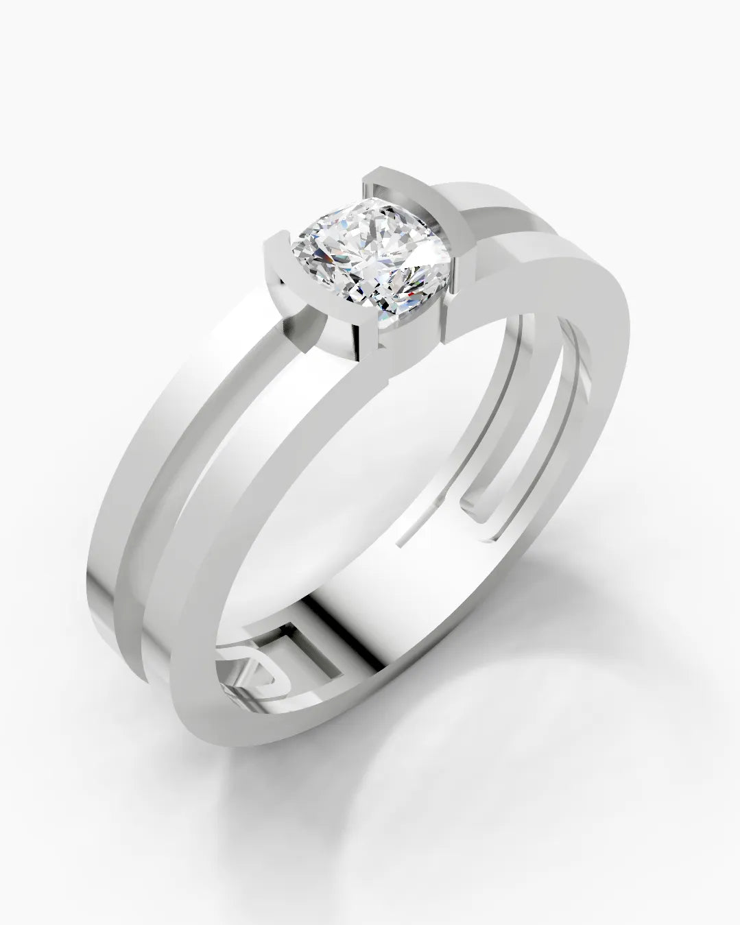 Cushion Axis Men Ring
