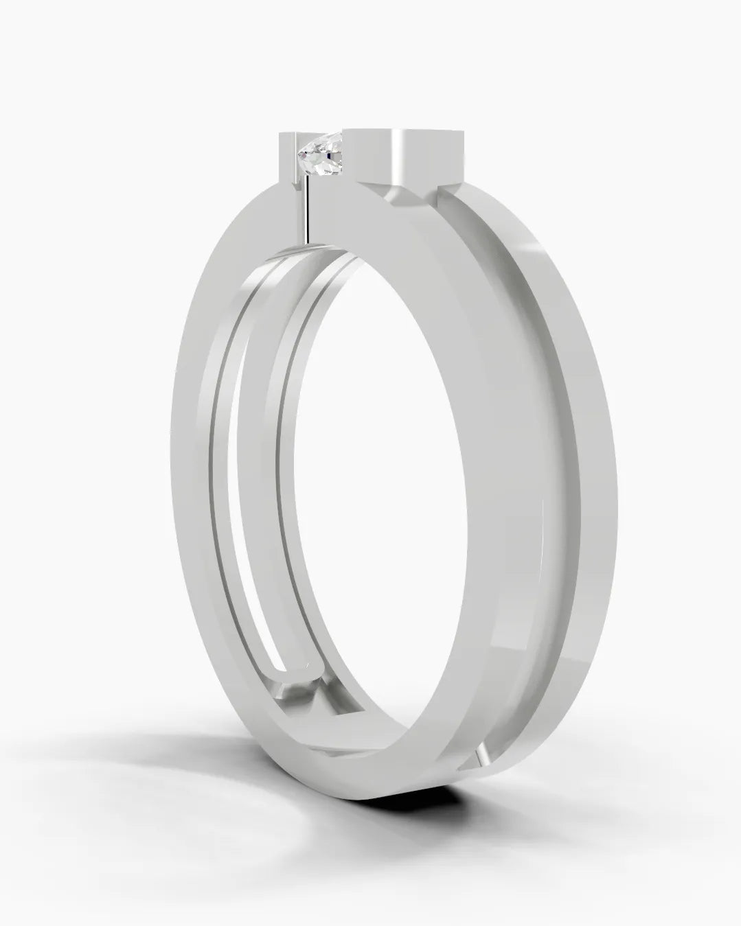 Cushion Axis Men Ring