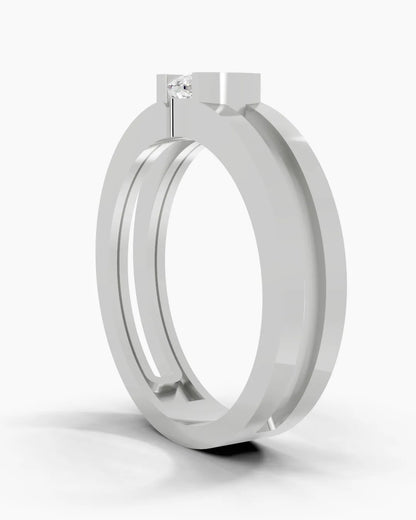 Cushion Axis Men Ring