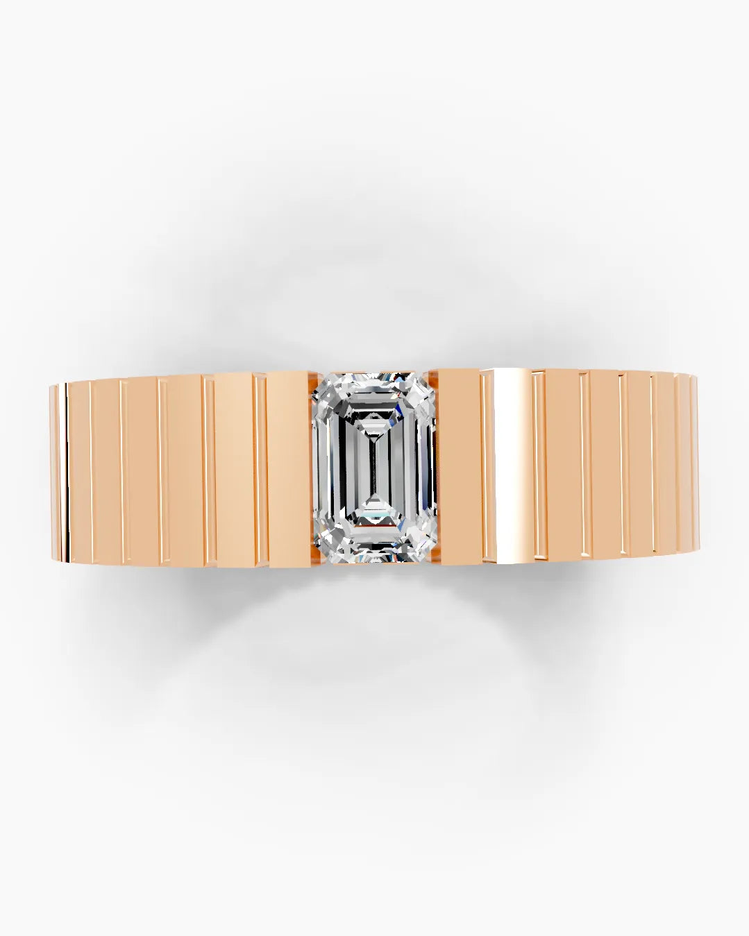 Emerald Linea Men Ring